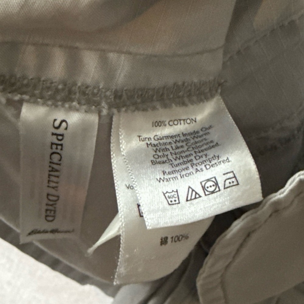 Eddie Bauer Button Front Shirt Jacket Women’s Petite Size M 100% Cotton Snaps - Picture 5 of 9